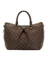 Siena MM, &pound;495, Handbags, Brown, Canvas, Back view